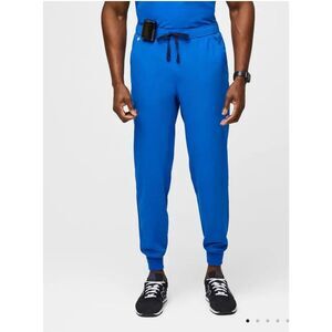 Figs Men’s Tansen Jogger Scrub Pants Royal Blue Size Medium Tall